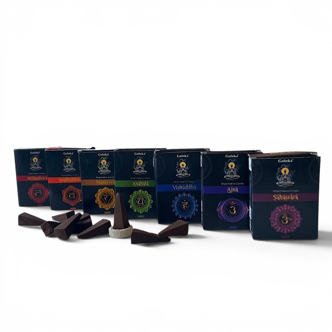 Espositore Incenso in coni Goloka 7 Chakra