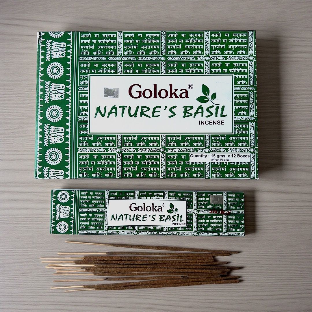 Incenso stick Nature's Goloka - Basilico