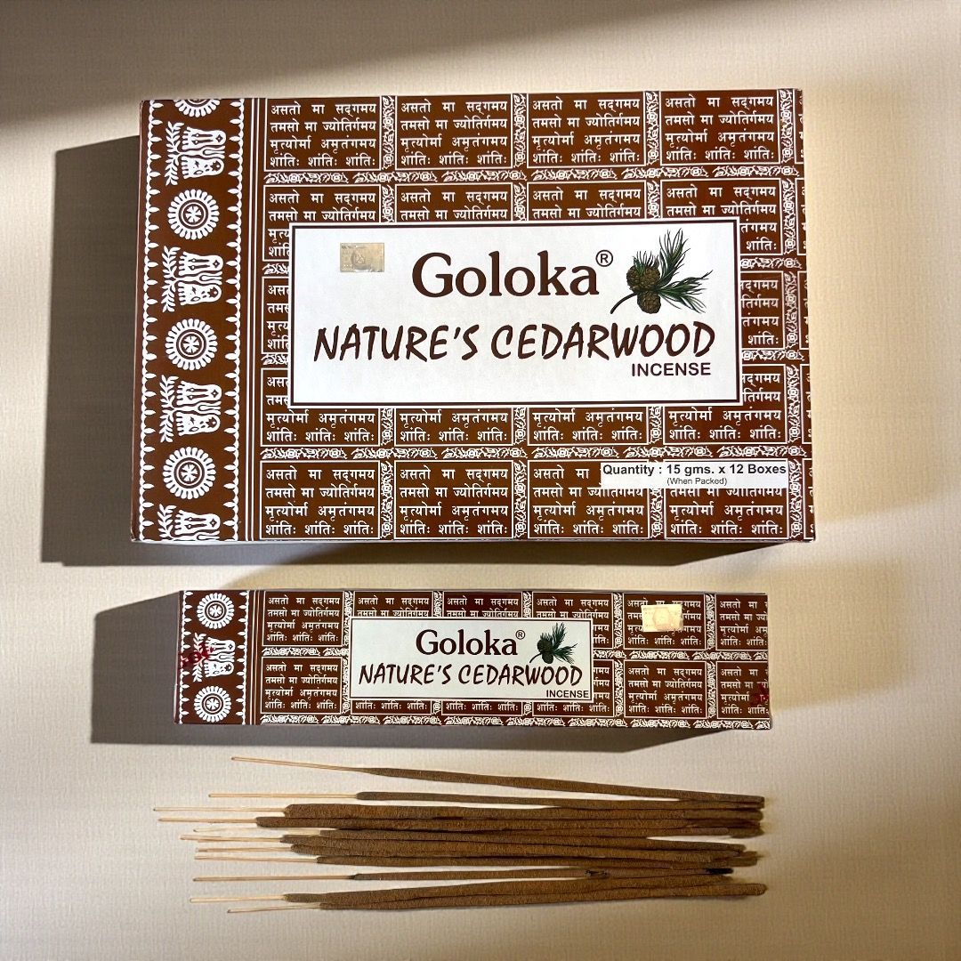 Incenso stick Nature's Goloka - Cedro