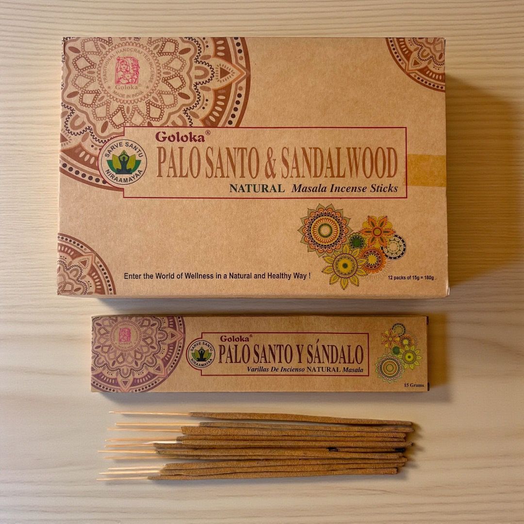 Incenso stick Organico Goloka - Palo Santo e Sandalo