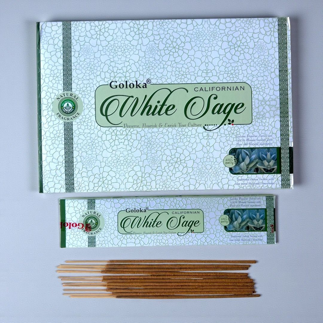 Incenso stick Popular Goloka - Salvia Bianca