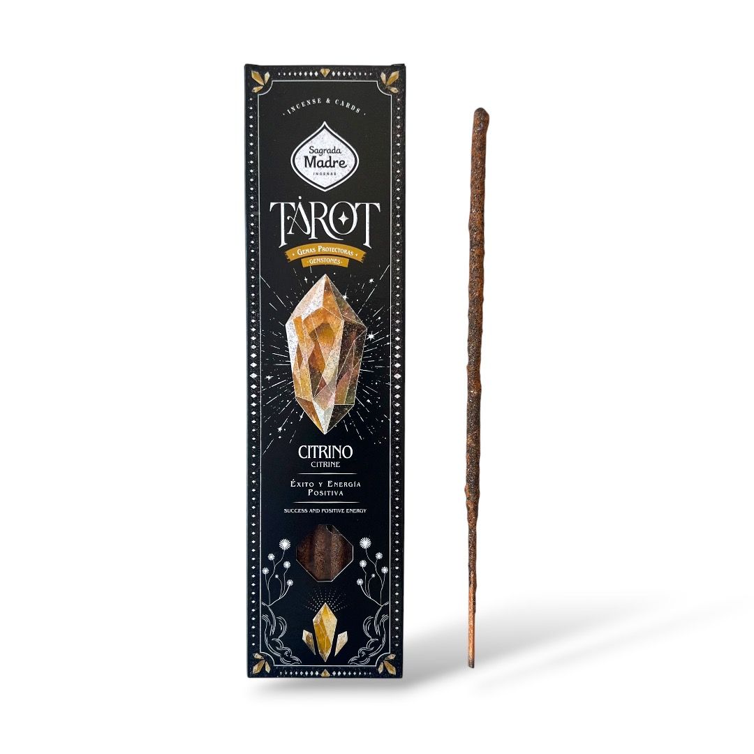 Incenso stick Tarot Gemas Sagrada Madre - Citrino (Arancia e Spezie)