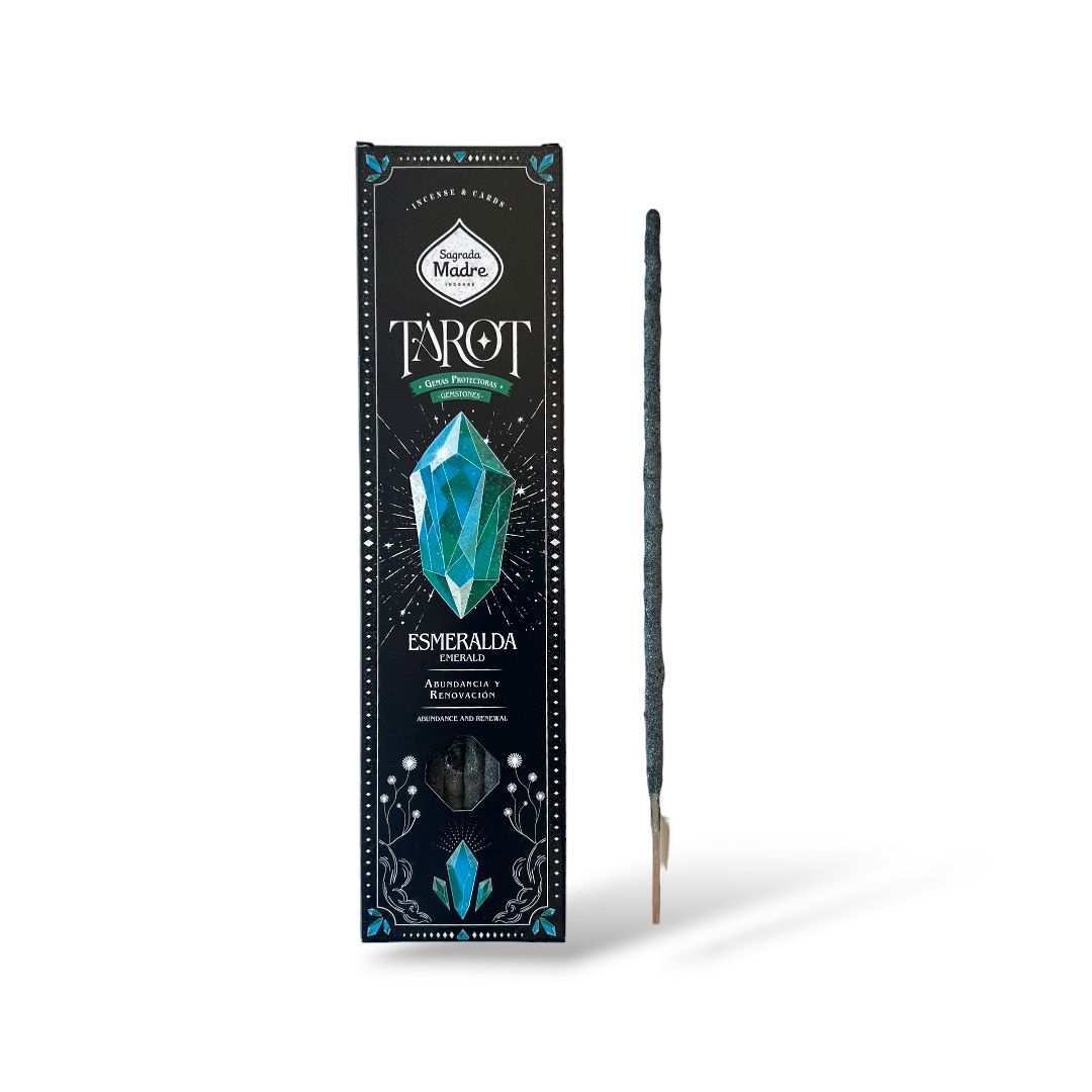 Incenso stick Tarot Gemas Sagrada Madre - Smeraldo (Limone e Lavanda)