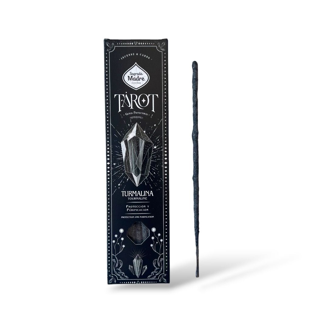 Incenso stick Tarot Gemas Sagrada Madre - Tormalina (Mirra e Gelsomino)