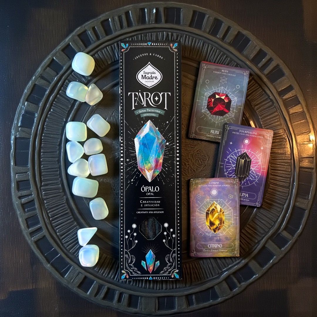 Incenso stick Tarot Gemas Sagrada Madre - Opale (Olibano e Mirra)