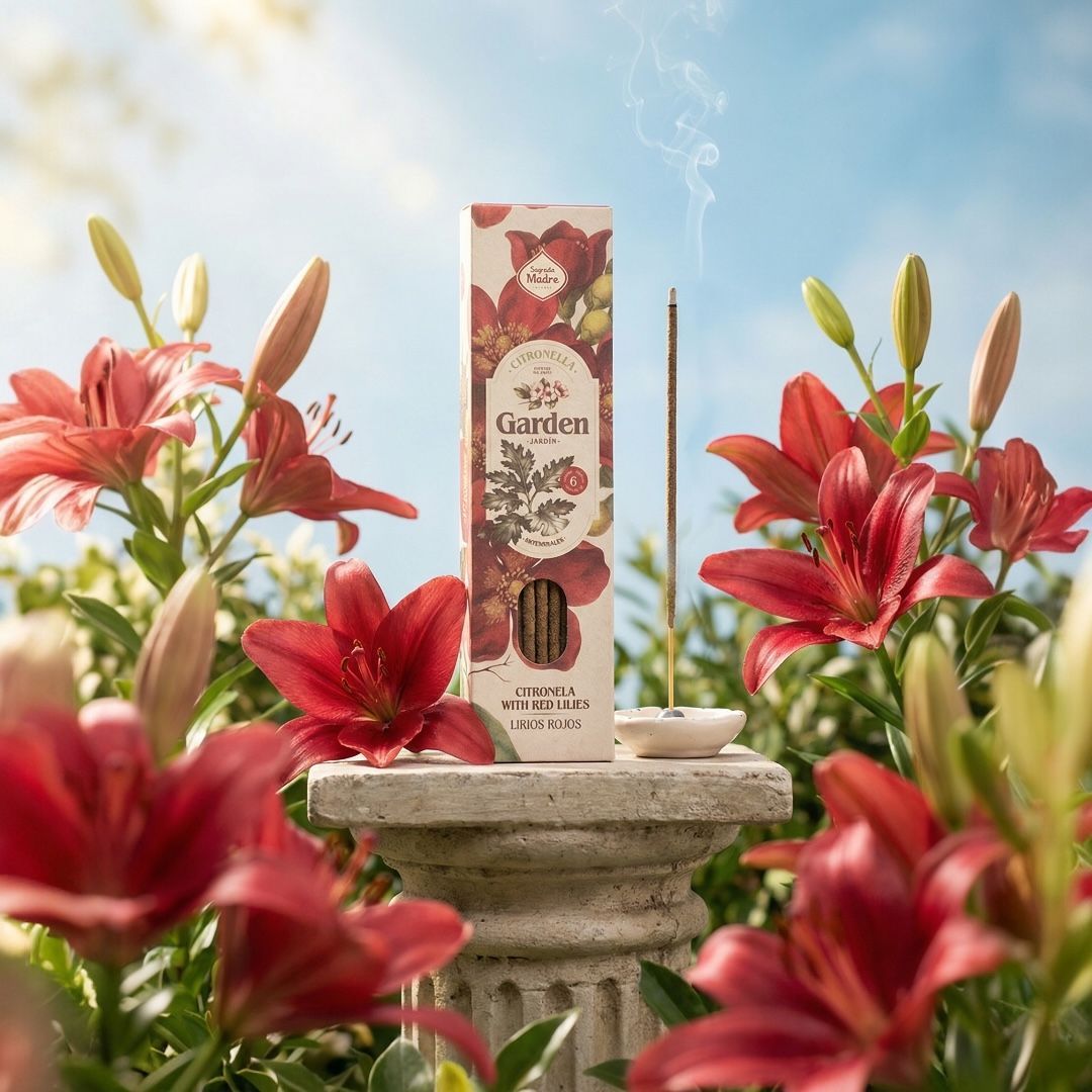 Incenso stick Garden Sagrada Madre - Citronella e Giglio Rosso