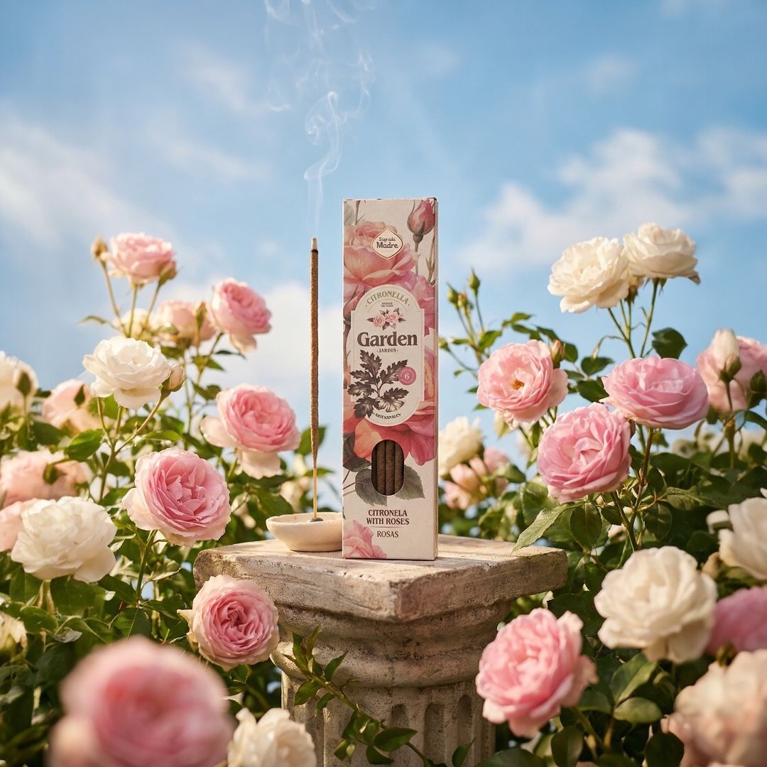 Incenso stick Garden Sagrada Madre - Citronella e Rosa