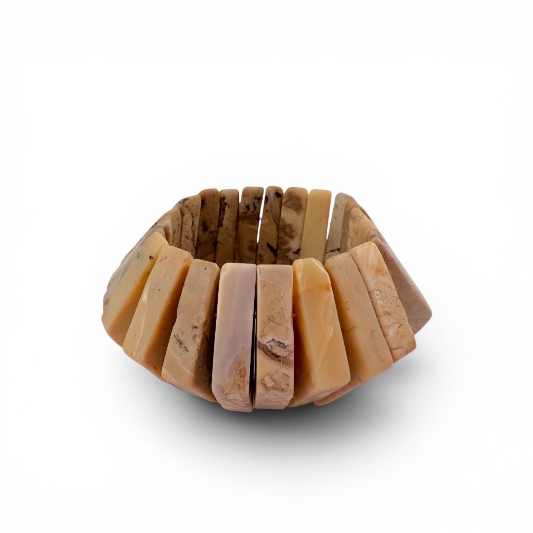 Bracciale Geometrico Opale Latteo
