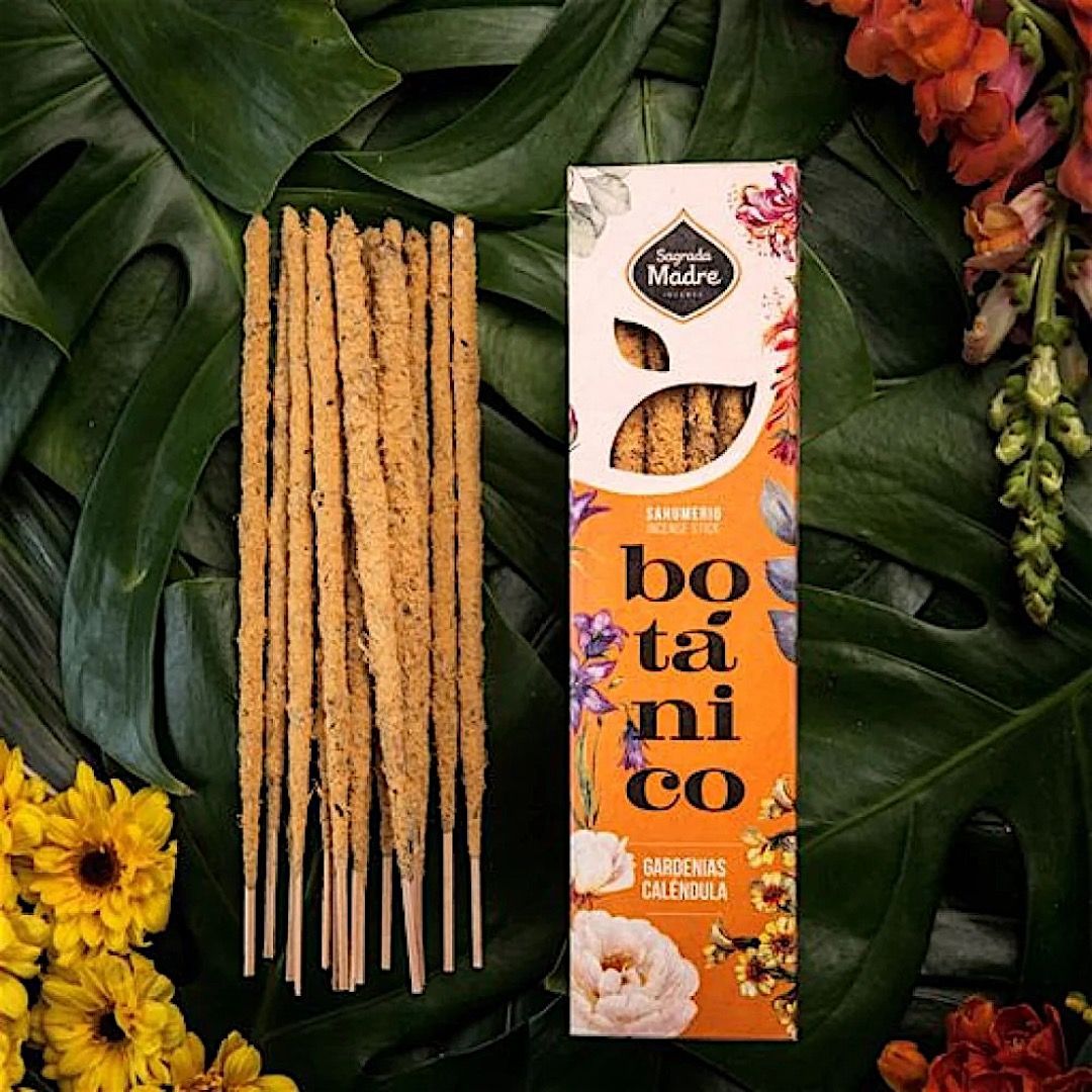 Incenso Stick Botanico Sagrada Madre - Gardenia e Calendula