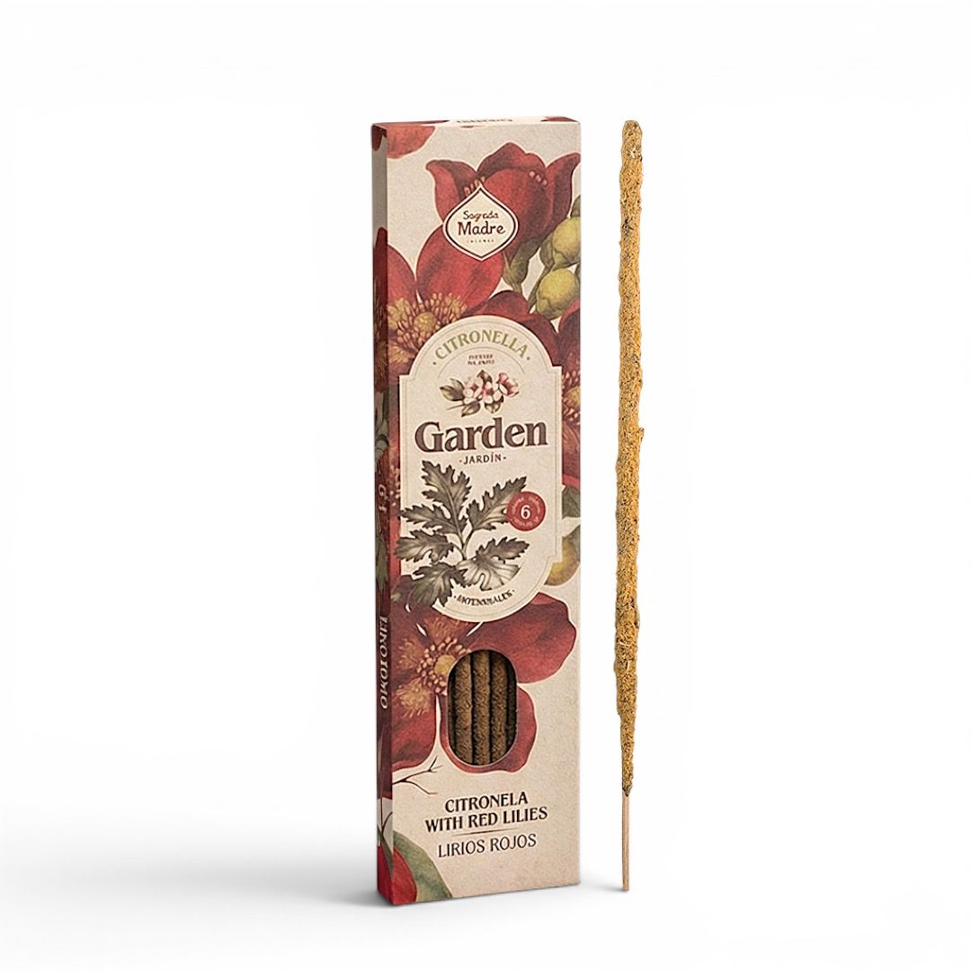 Incenso stick Garden Sagrada Madre - Citronella e Giglio Rosso