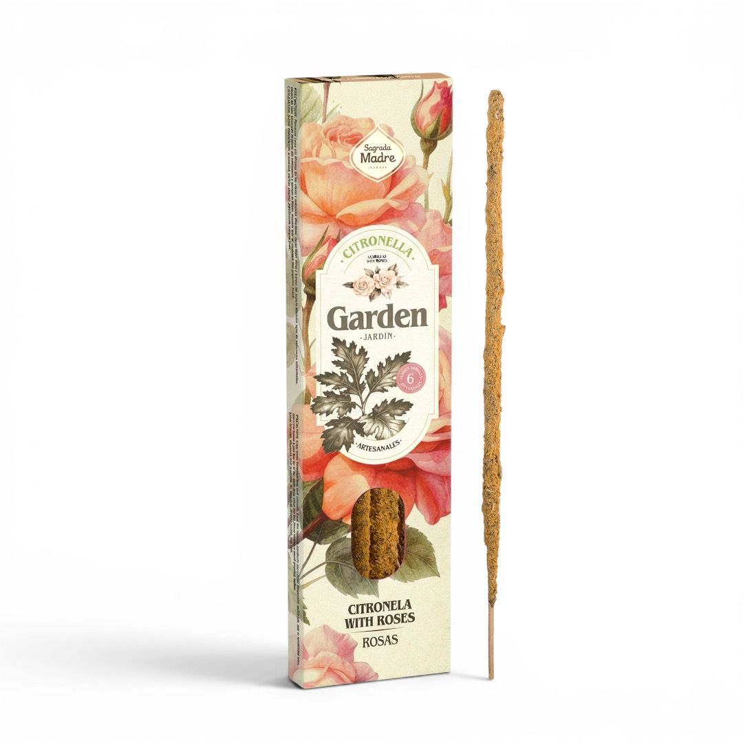 Incenso stick Garden Sagrada Madre - Citronella e Rosa