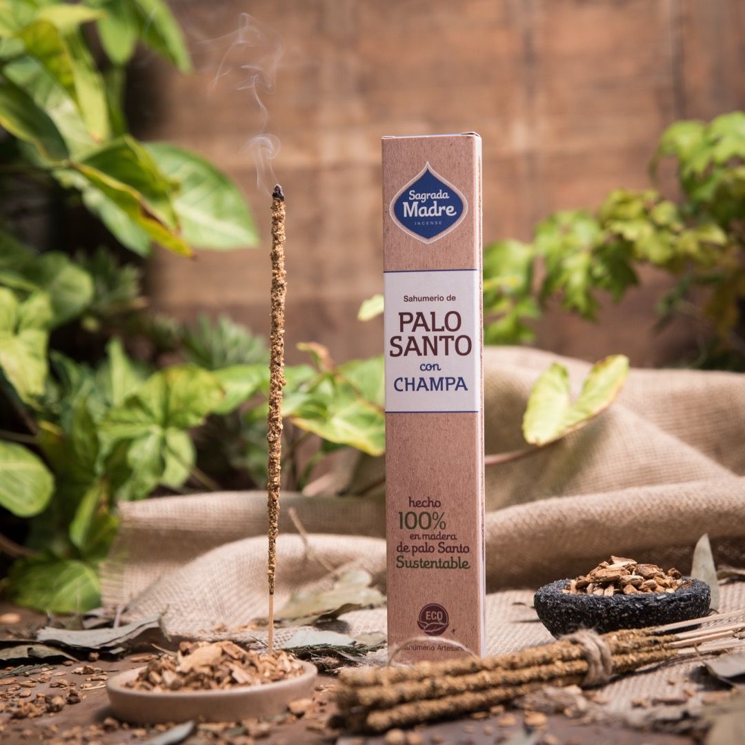 Incenso stick Palo Santo con Champa - Sagrada Madre