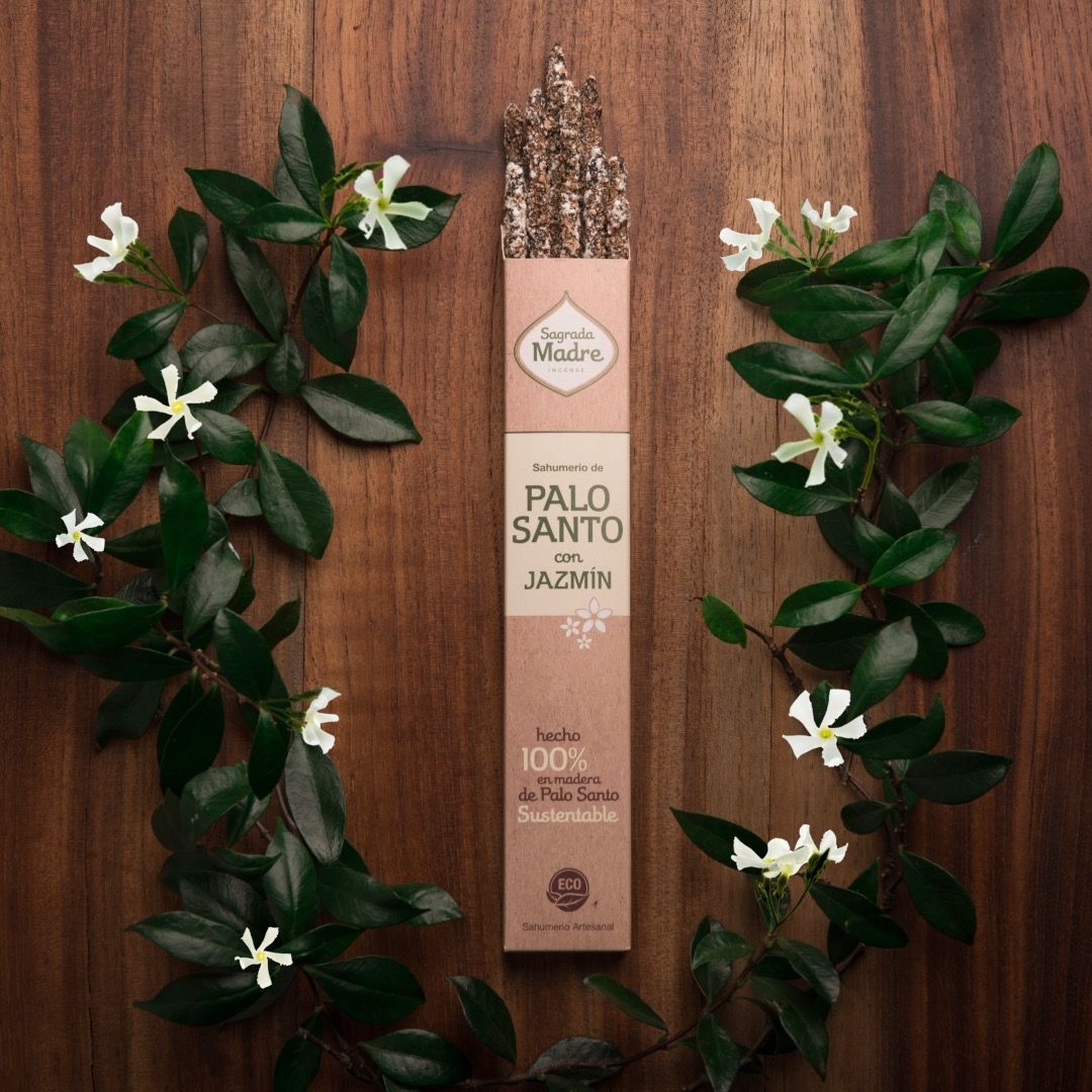 Incenso stick Palo Santo con Gelsomino - Sagrada Madre