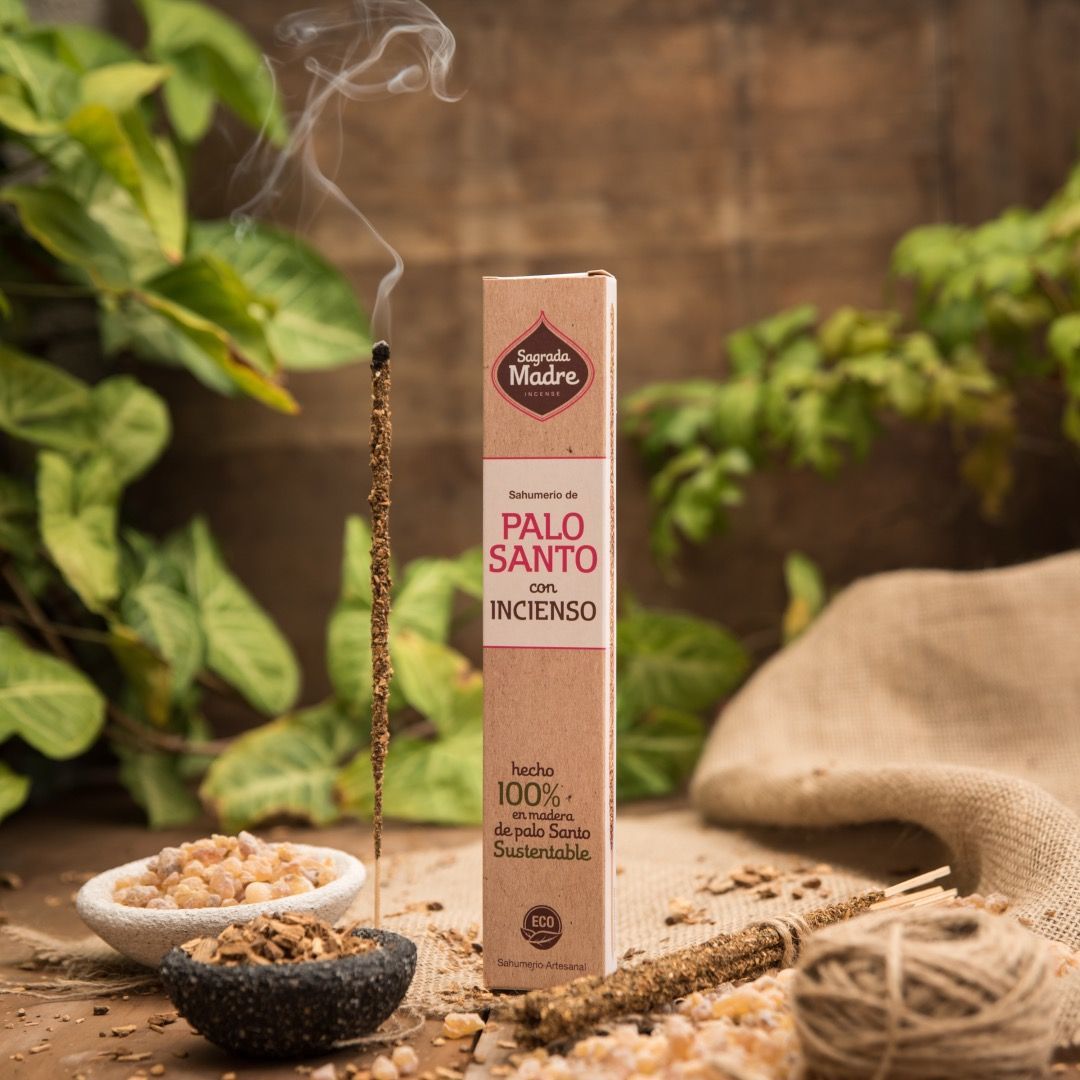 Incenso stick Palo Santo con Olibano - Sagrada Madre