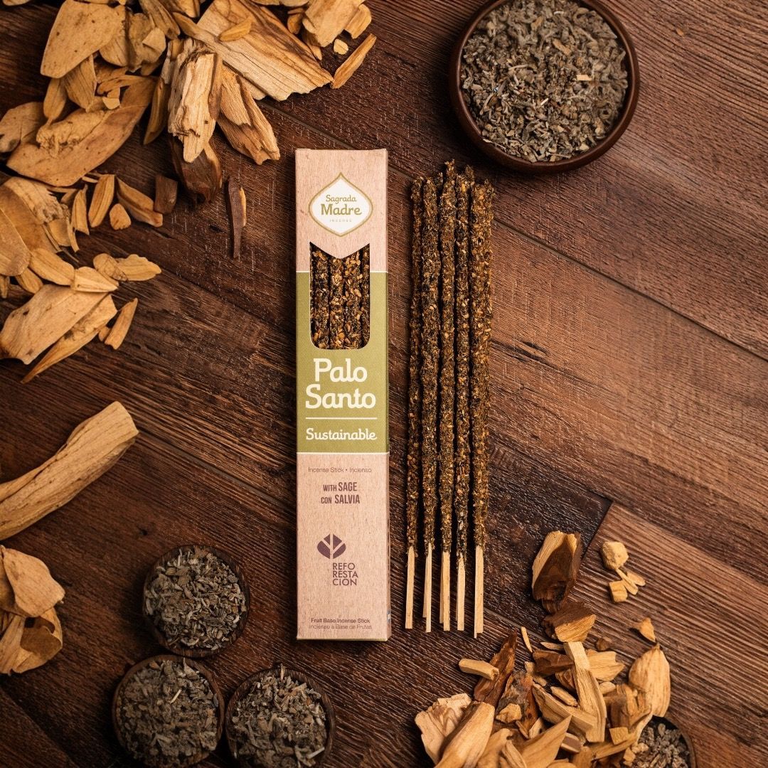 Incenso stick Palo Santo con Salvia - Sagrada Madre