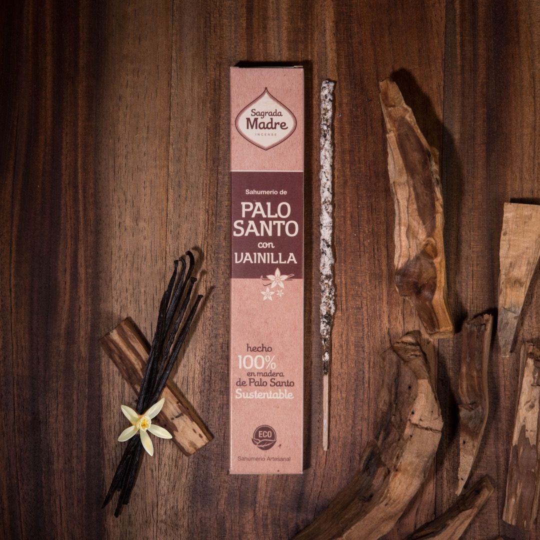 Incenso stick Palo Santo con Vaniglia - Sagrada Madre