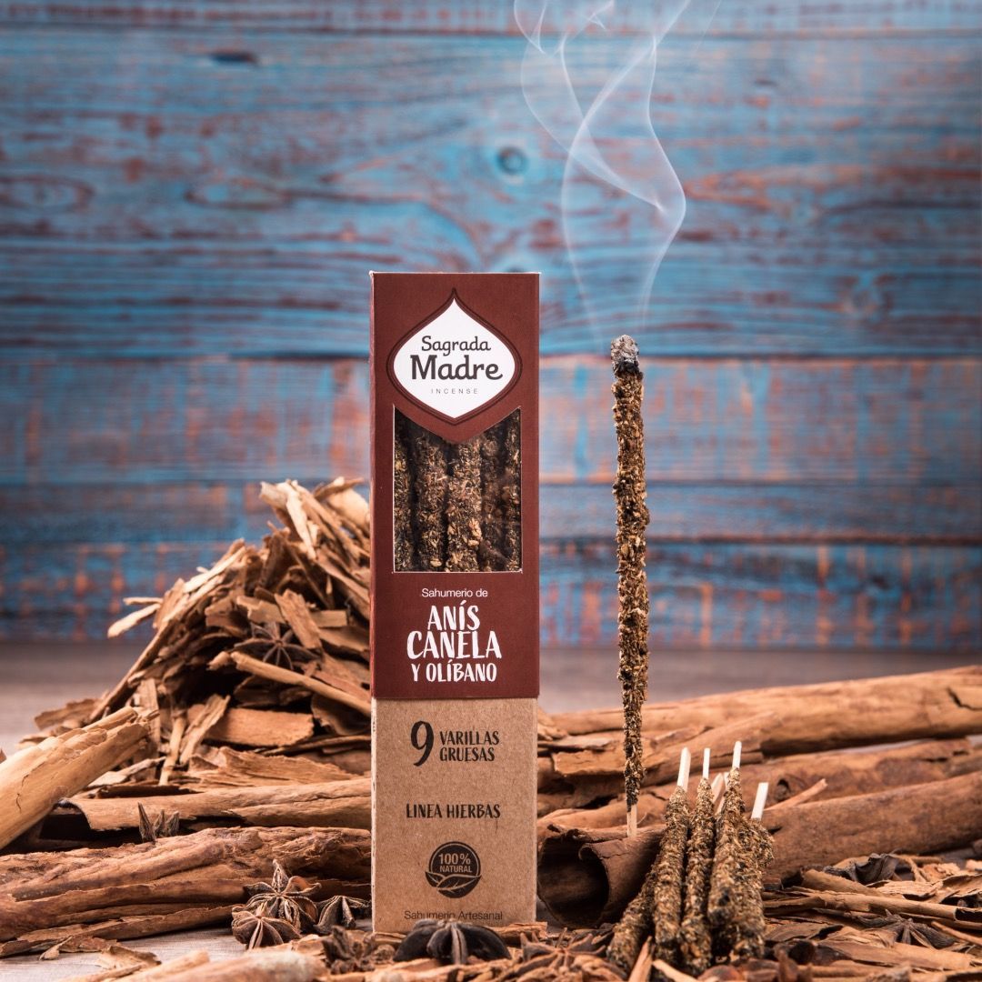 Incenso stick Hierbas Sagrada Madre - Anice Cannella e Olibano