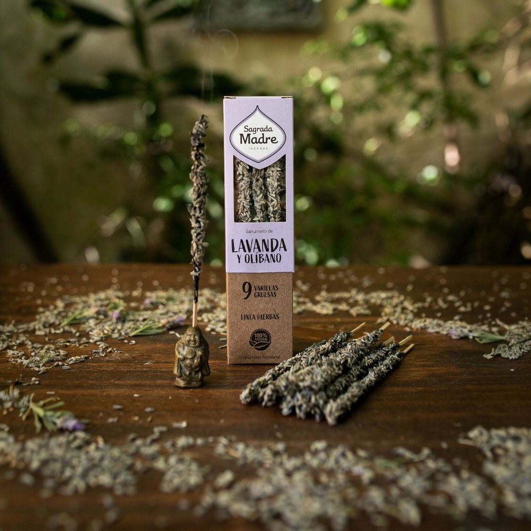 Incenso stick Hierbas Sagrada Madre - Olibano e Lavanda