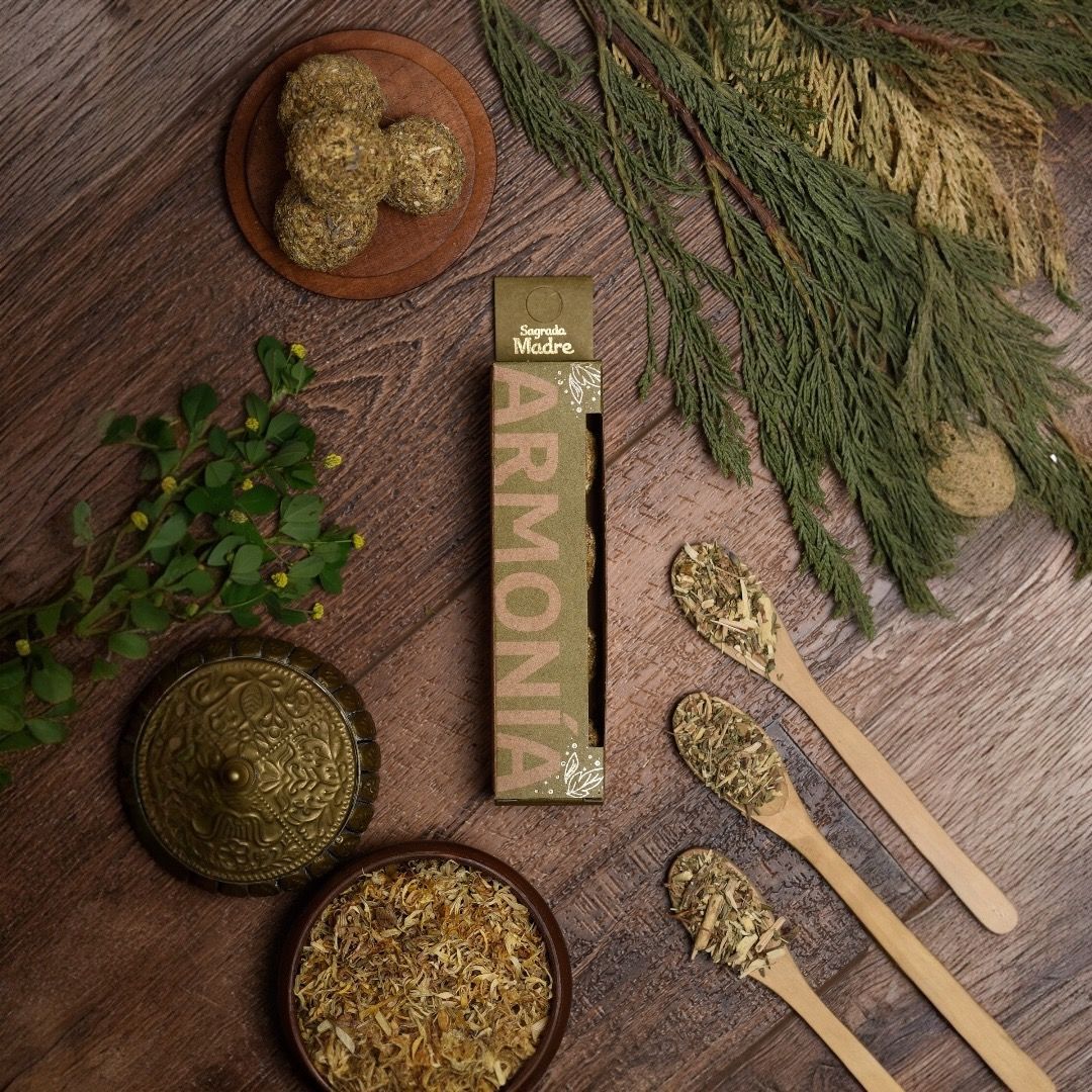 Incenso Bombita Herbal Sagrada Madre - Armonia