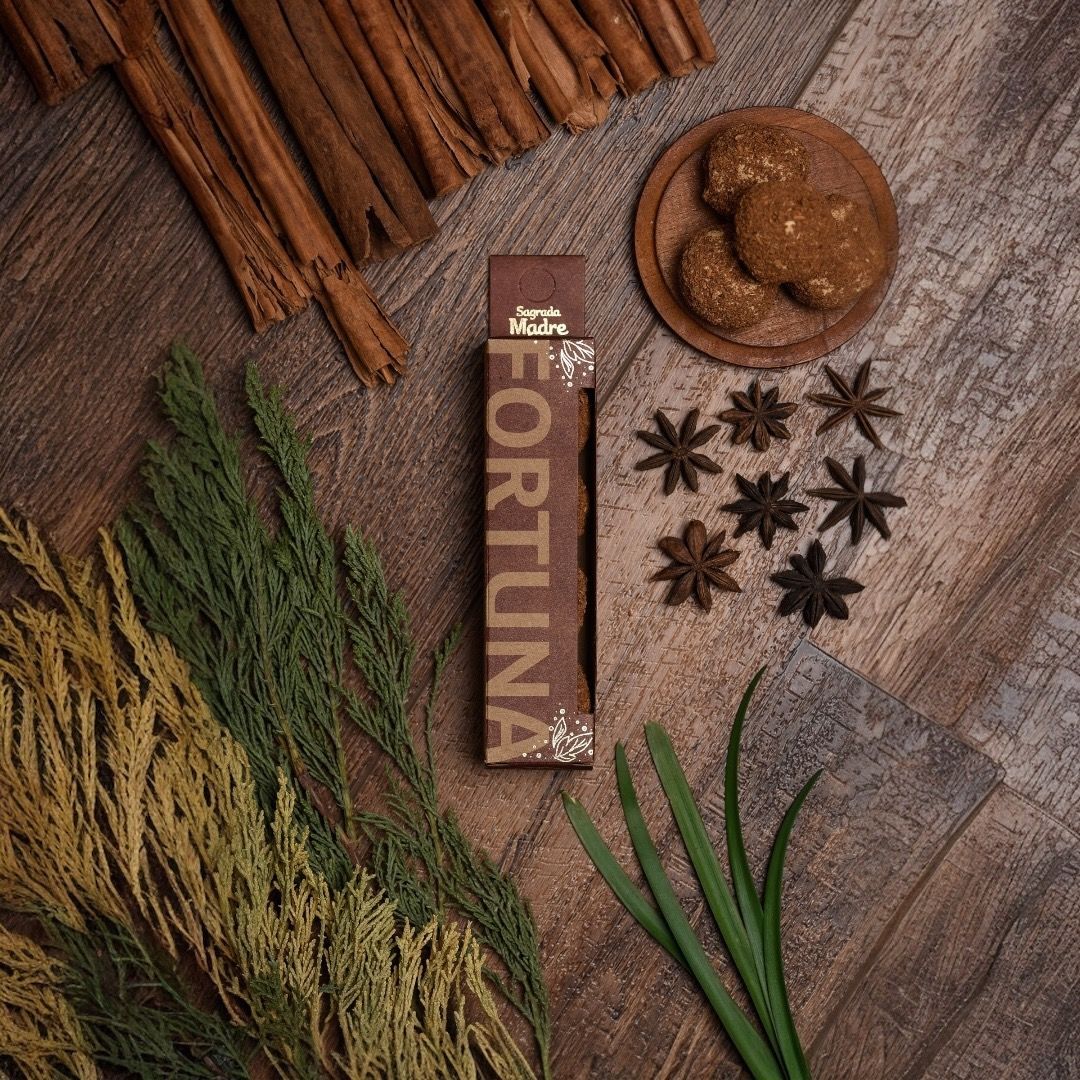 Incenso Bombita Herbal Sagrada Madre - Fortuna