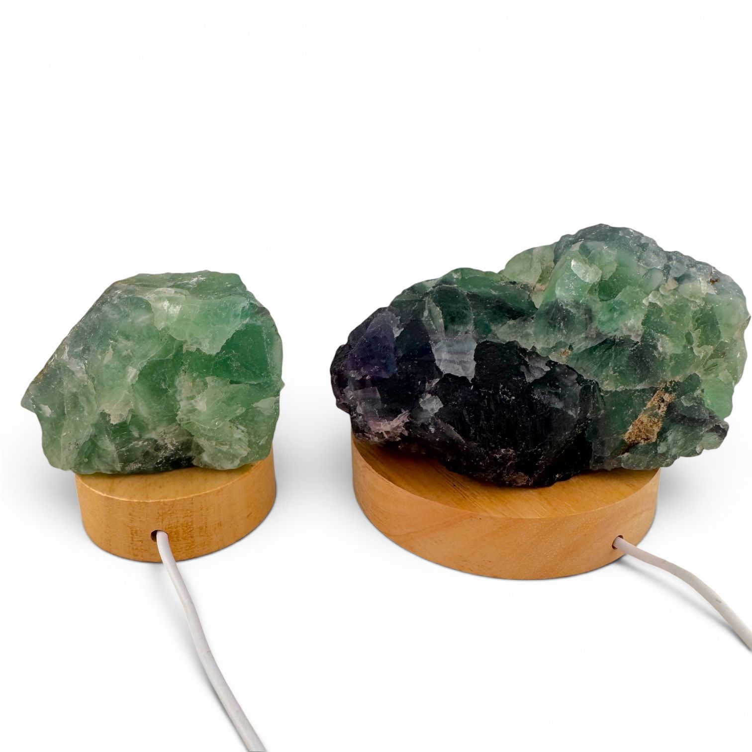 Fluorite Grezza su Base Led