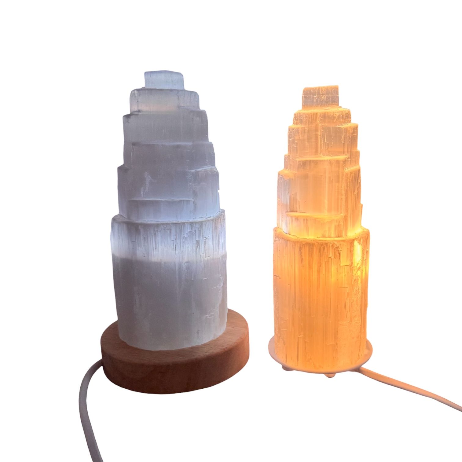 Lampada in Selenite Iceberg 22/24 cm