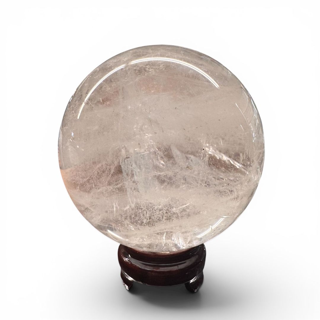 Sfera Maxi di Cristallo di Rocca 14 cm