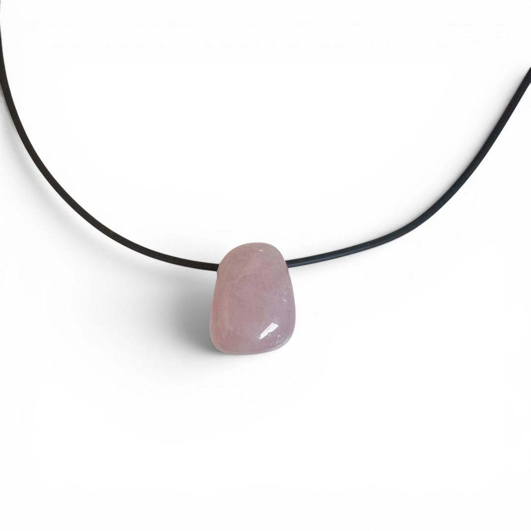 Pietra Burattata Forata Quarzo Rosa
