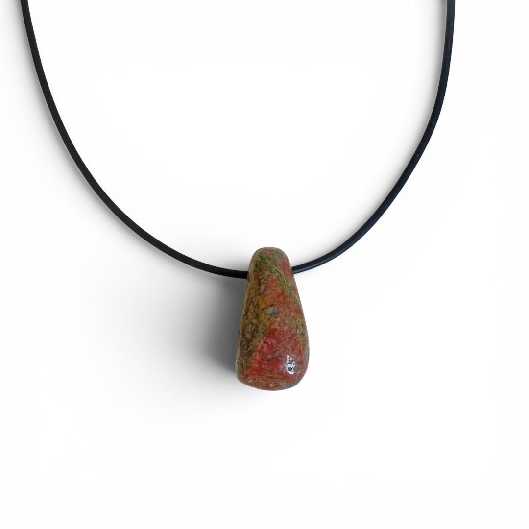 Pietra Burattata Forata Unakite