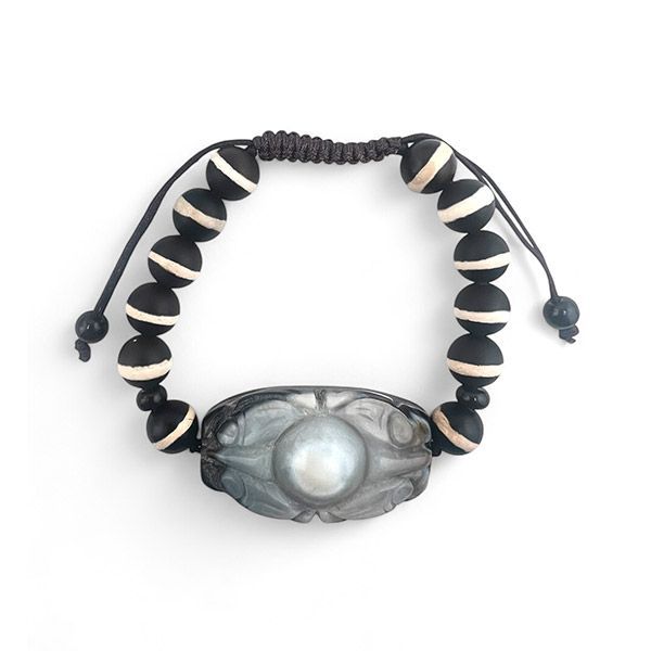 Bracciale Occhio di Shiva - Creazione