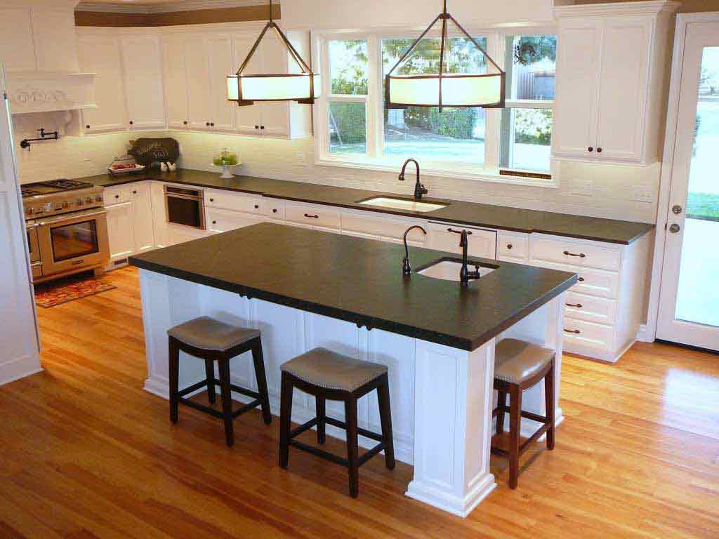 Granite Visualizer — Black Table and Chair in Modesto, CA