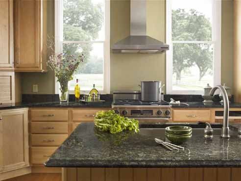 Bathroom Fabrication — Kitchen with Plants in Modesto, CA