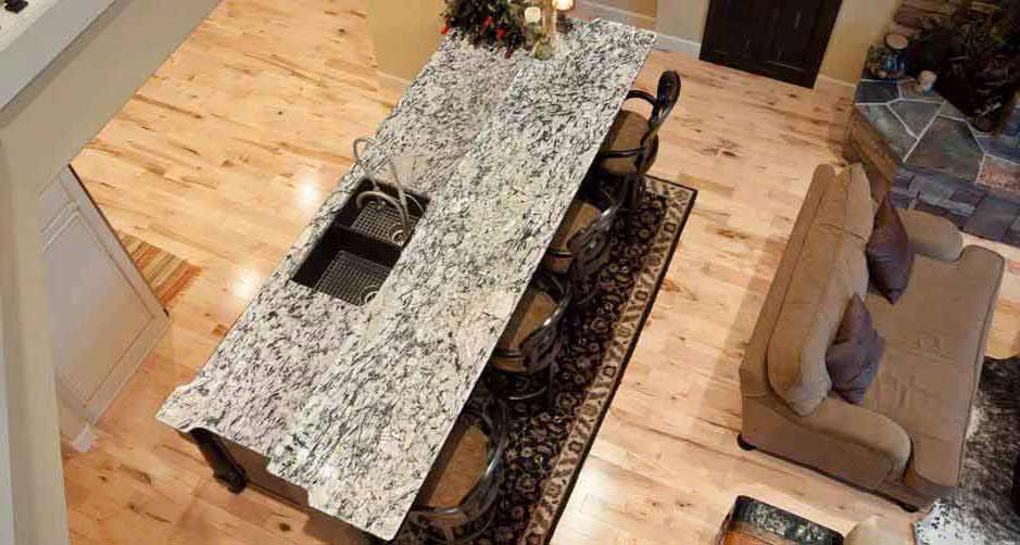 Quartz Kitchen — Brown Countertop in Modesto, CA