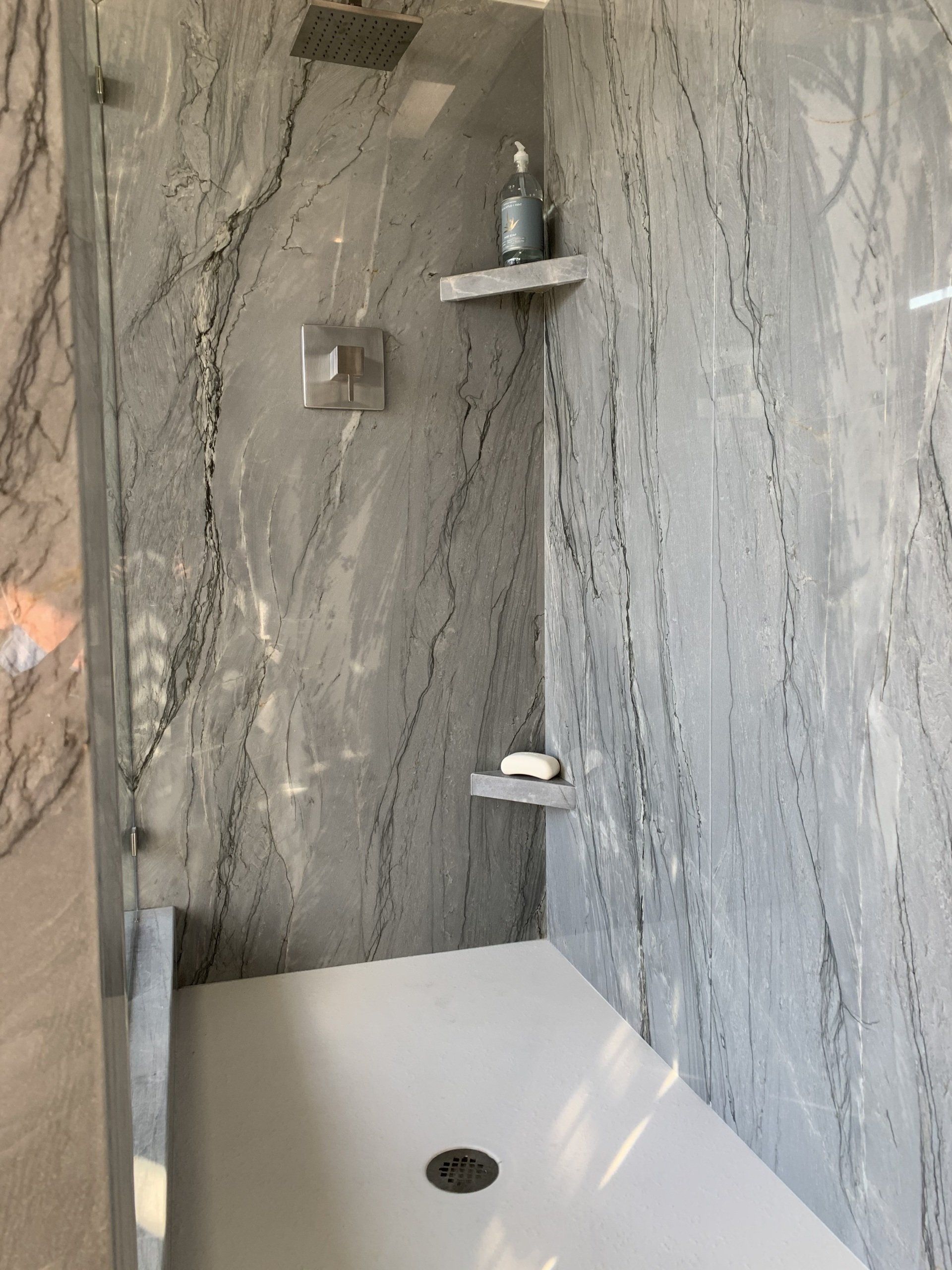 Elegant Shower Room — Modesto, CA — Customer Marble And Onyx