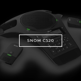 A phone that has the word snom on it