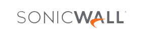 The sonicwall logo is on a white background.