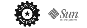 Capital Factory Logo Sun Microsystems Logo