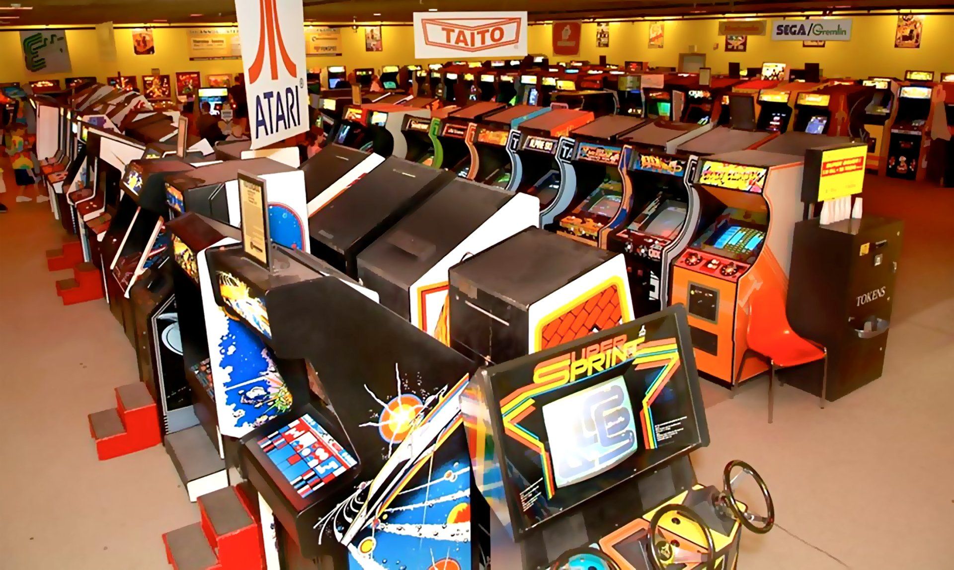 Arcade Games at the American Classic Arcade Museum in New Hampshire