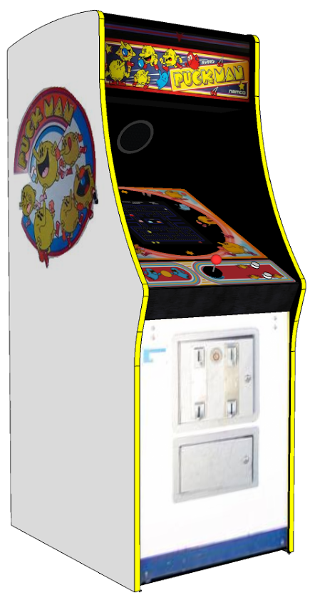 puck man arcade machine