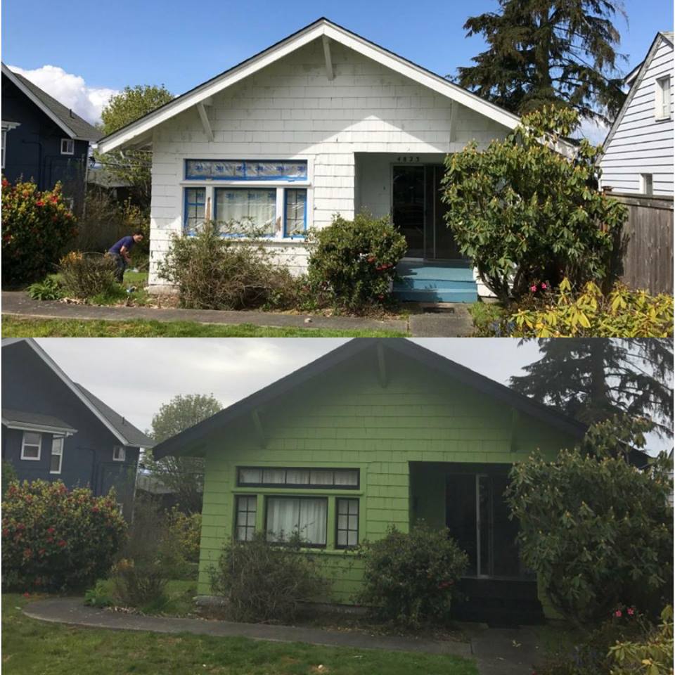 Exterior House Paint — Exterior House Painting Before and After in Seattle, Washington