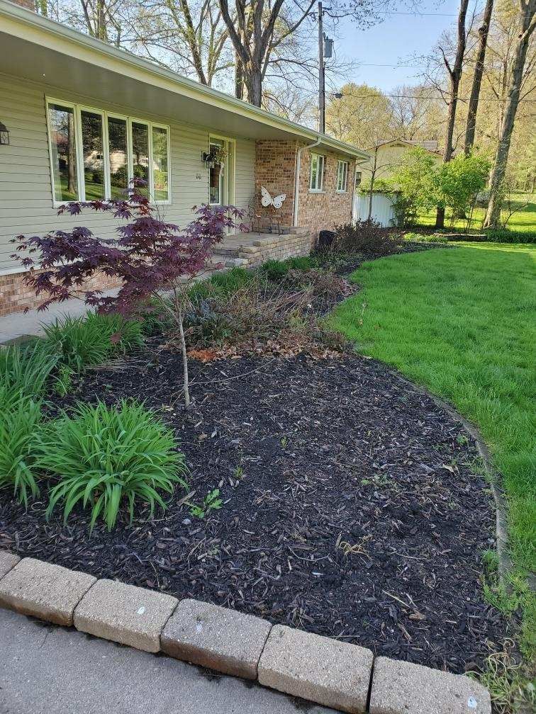 Shrubs Before — Champaign, IL — Green Light Landscaping 
