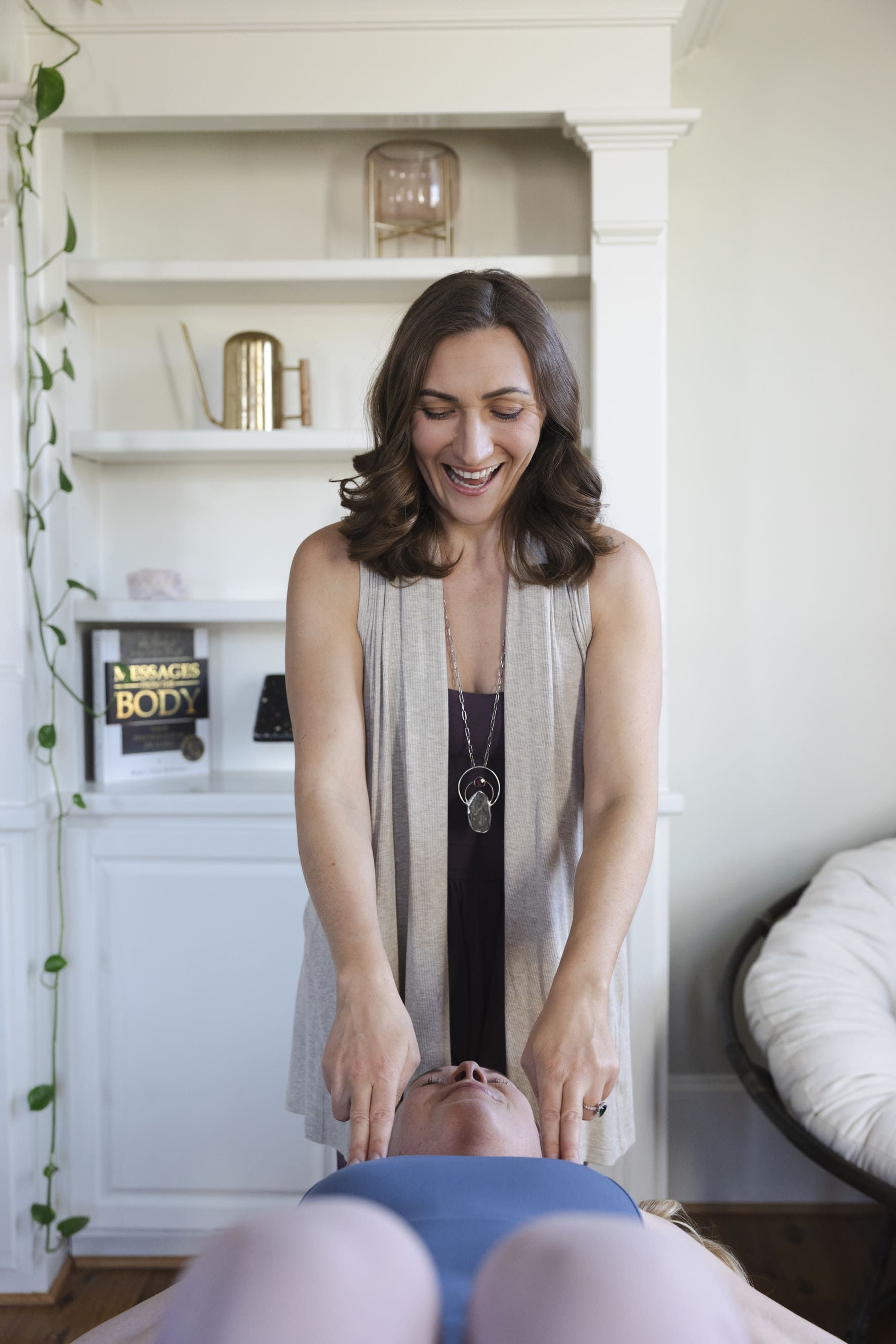 Dr. Vanessa with a patient, picture 2.