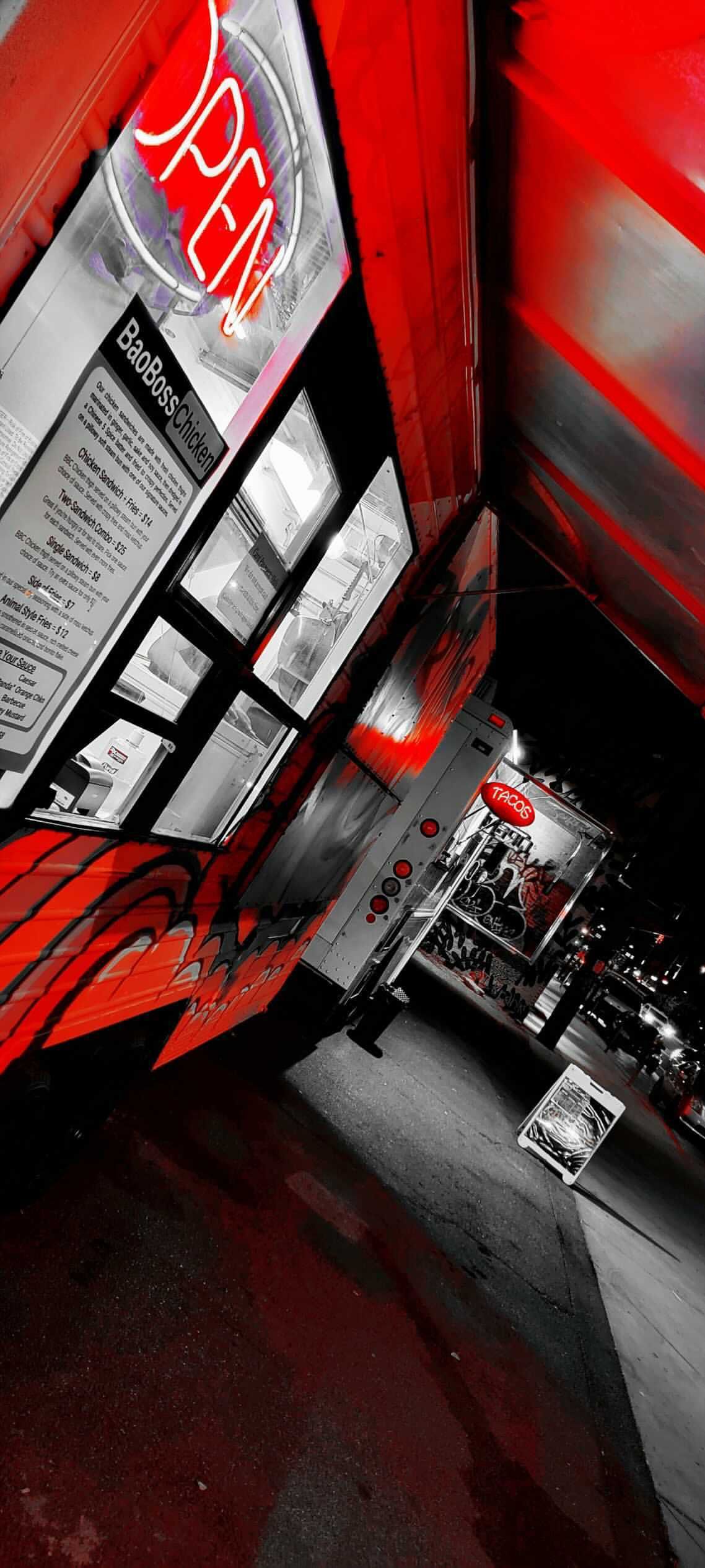 Corporate catering in Phoenix — Chubasco Tacos setup