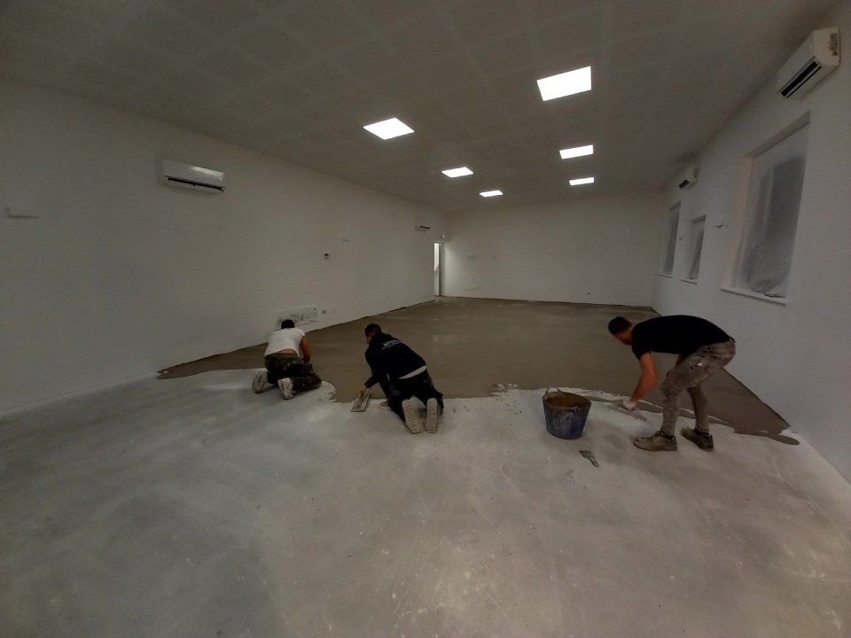 posa pavimento moderno