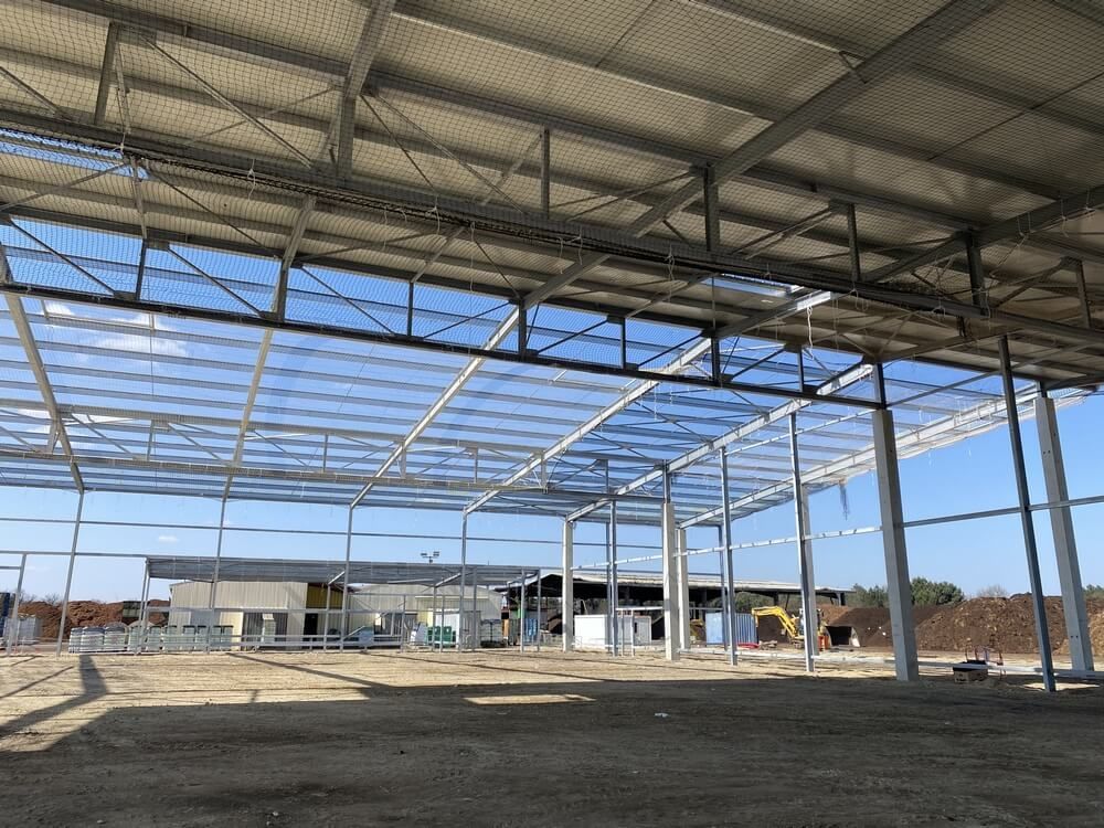 Construction d'un hangar technique et de stockage à Le Sen