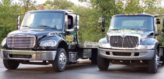 Two Semi Trucks — Battle Creek, MI — Tiger’s Towing