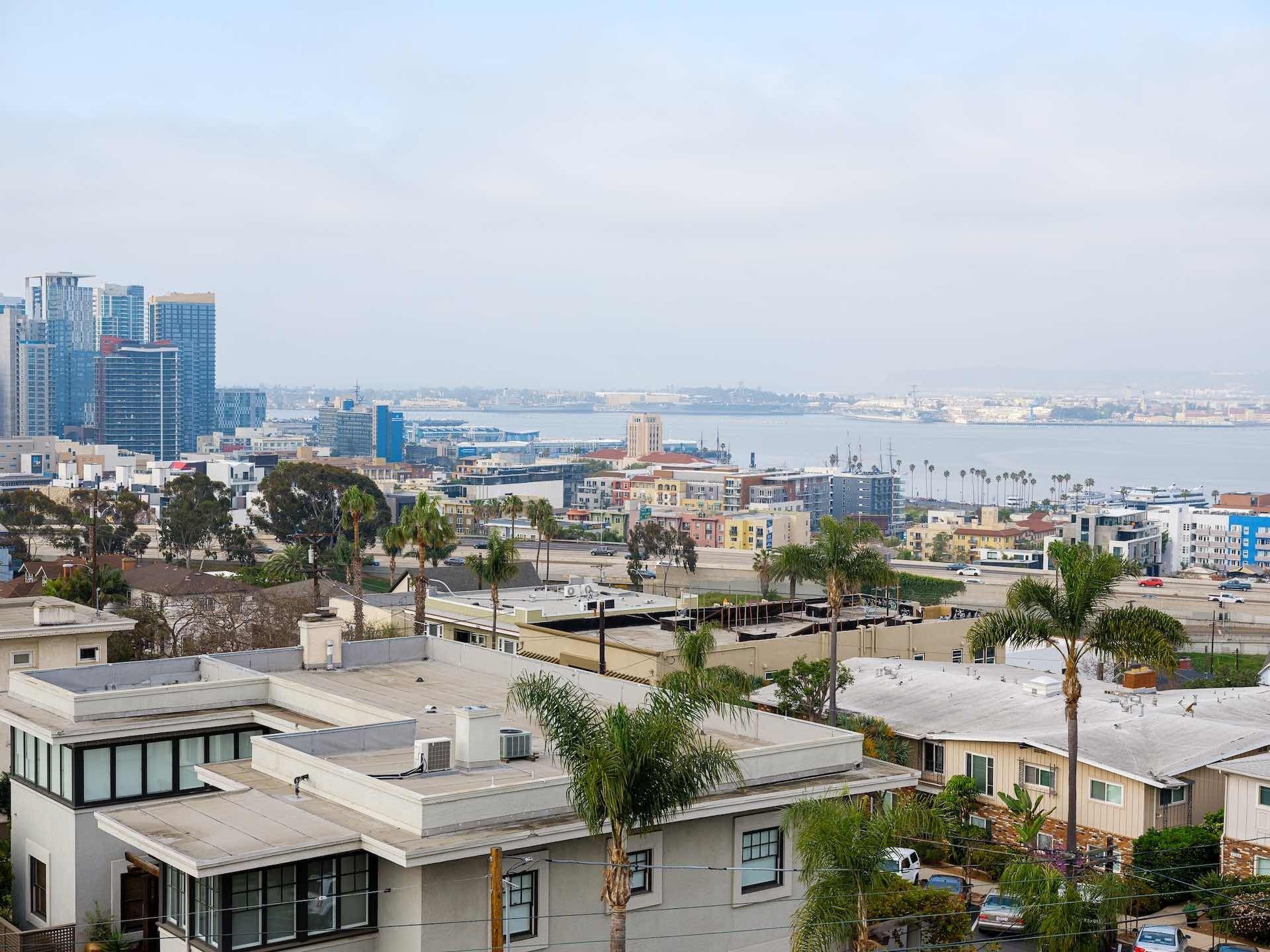 Panoramic view of the city