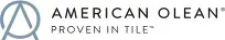 The american ocean proven in tile logo is shown on a white background.
