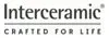 A black and white logo for interceramic crafted for life