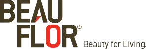 The logo for beau flor beauty for living